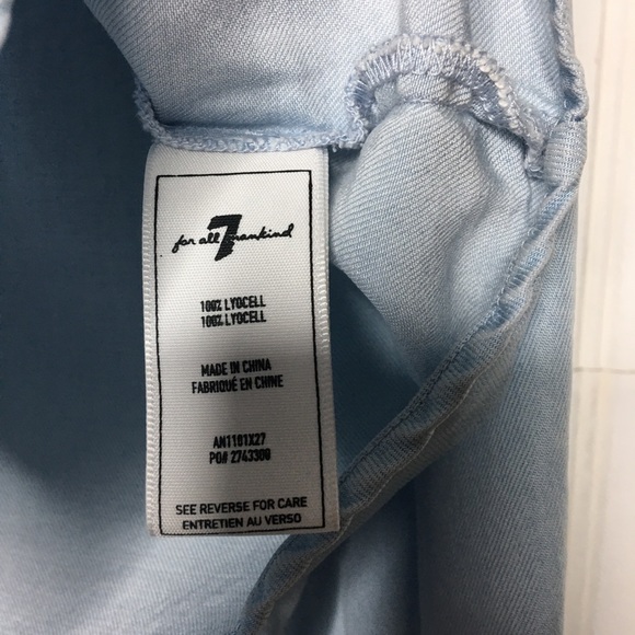 Seven For All Mankind Neck Tie Chambray Button Down - Picture 6 of 8